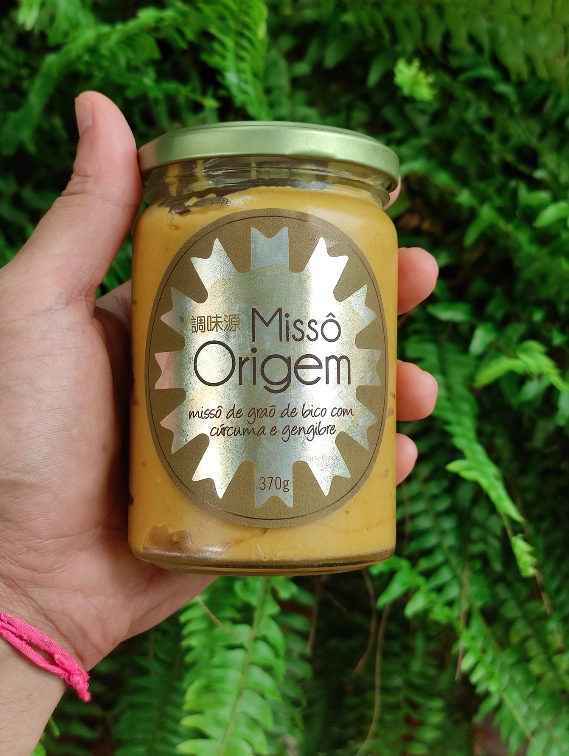 Missô Dourado de grão de bico com cúrcuma e gengibre