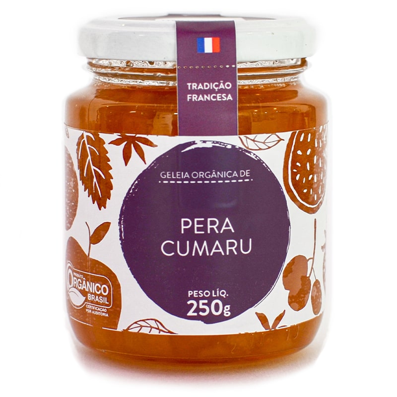 Geleia Orgânica Pera e Cumaru orgânica - Douceur 250g