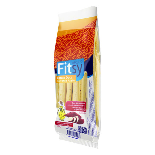 Biscoito de polvilho com batata doce e azeite - Fitsy