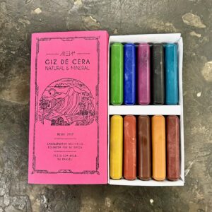 Giz natural com pigmentos minerais - 10 unidades