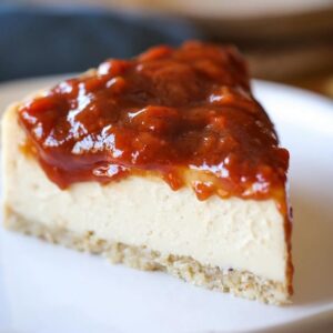 "cheesecake" com calda de goiabada (sem açúcar) - CONGELADA